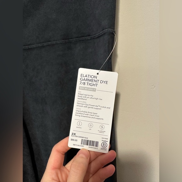 NWT Athleta Elation Garment Dye 7/8 Tight Size 2X - Picture 4 of 11